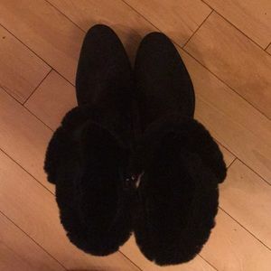 Aquatalia Shoes - Aquatalia Kalena Fur Lined Suede Booties Aquatalia Shoes - Aquatalia Kalena Fur Lined Suede Booties